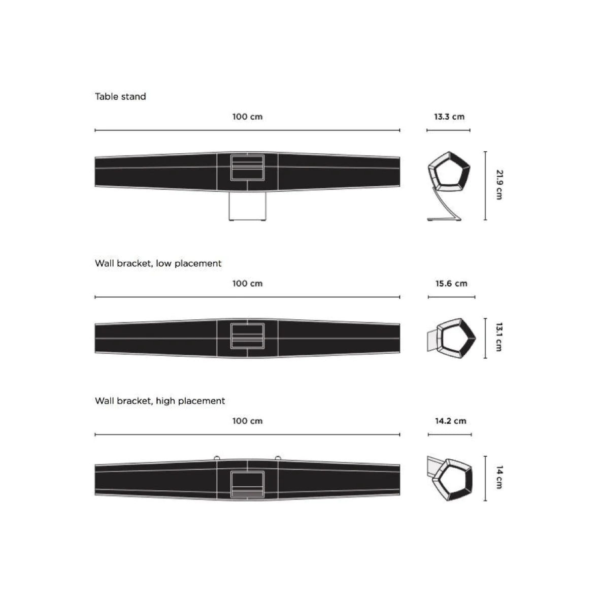 BEOsound 35 用ウォールブラケット HIGH – THE BEOSÄREN