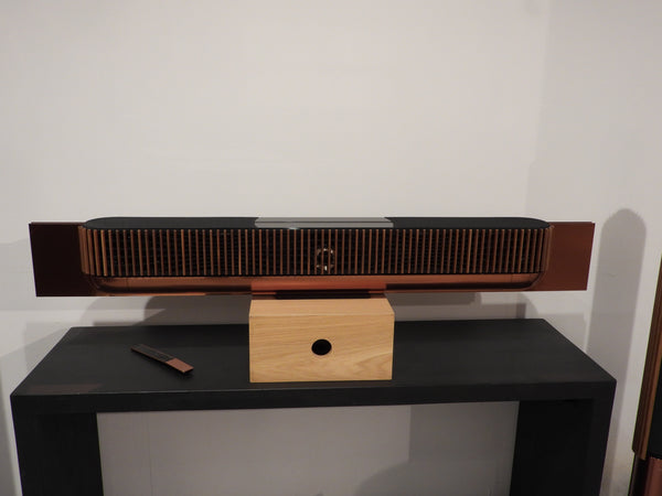 BEOsound Theatre 65" Bespoke Edition – Bronze Tone / Dark Oak
