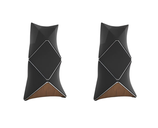 BEOlab 90 Aluminium  Oak/Sort